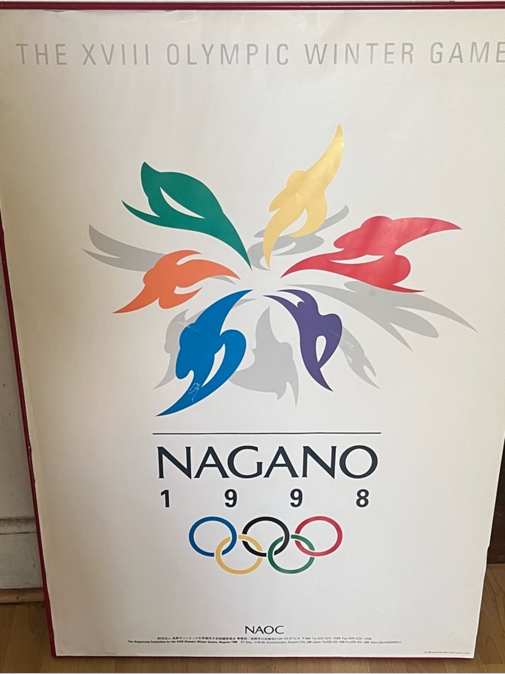Source Unknown Nagano 1998 Olympic Poster - Multicolor